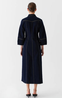 Morrison Oscar Denim Dress Dark Blue