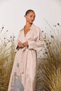 Maud Dainty Pink Roses Morse Coat