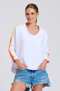 EST Raw V Neck Tape Sweatshirt
