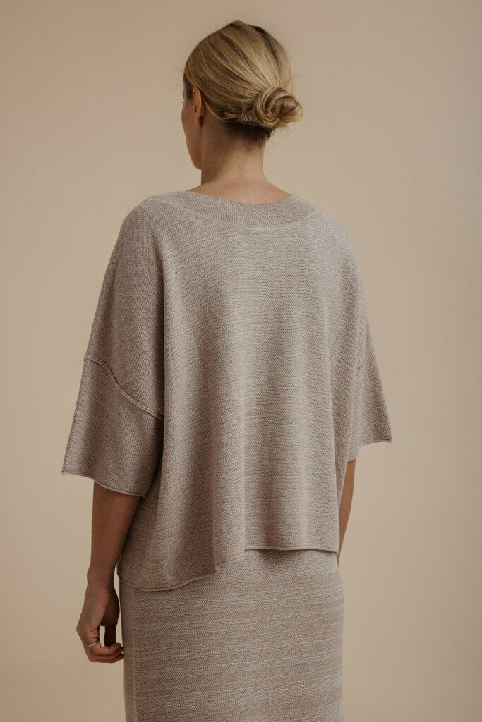 Talamaya Retreat Cotton Twist Tee Pullover