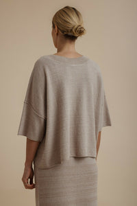 Talamaya Retreat Cotton Twist Tee Pullover