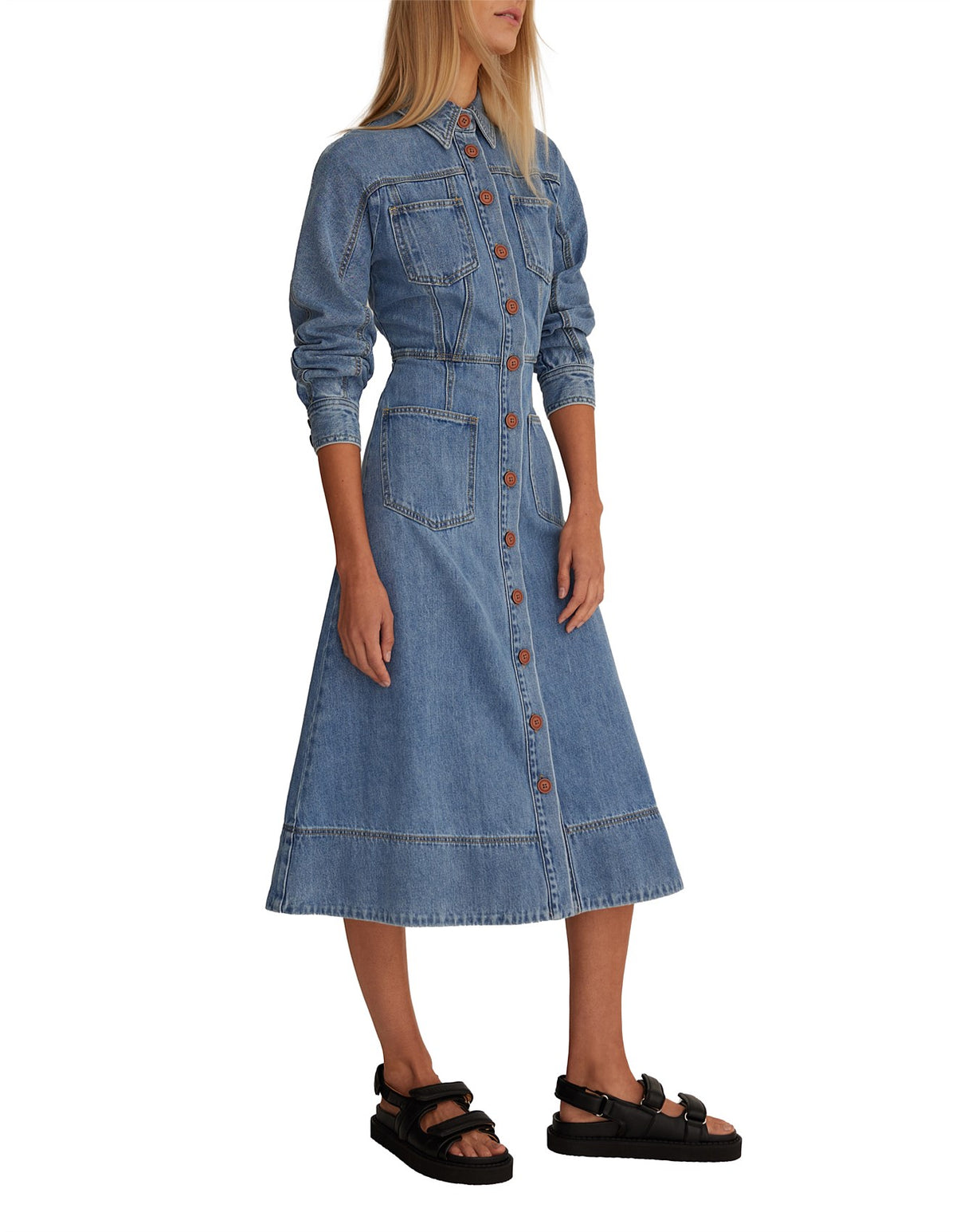 Morrison Elton L/S  Denim Dress