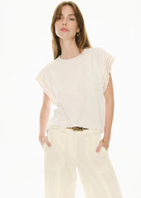 Pol Orlo Tee Frill Sleeve