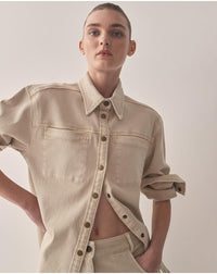 Morrison Jagger Denim Shirt Sand