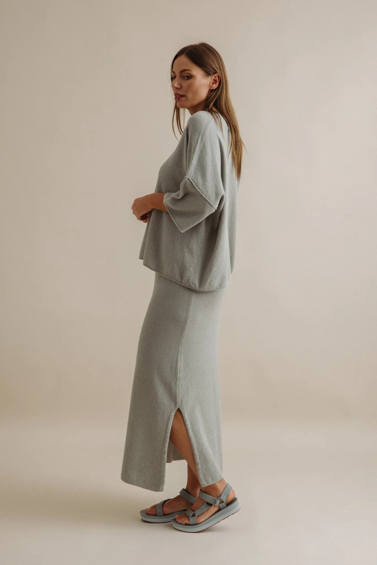 Talamaya Retreat Cotton Twist Tee Pullover