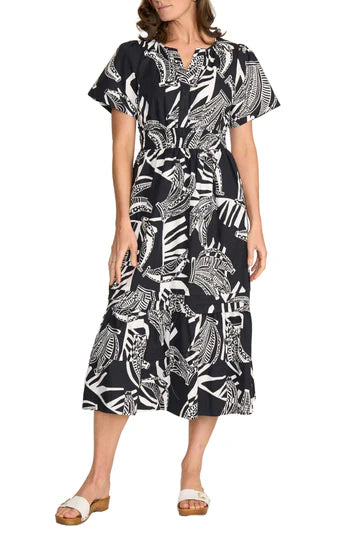 Foil Joyous Dress