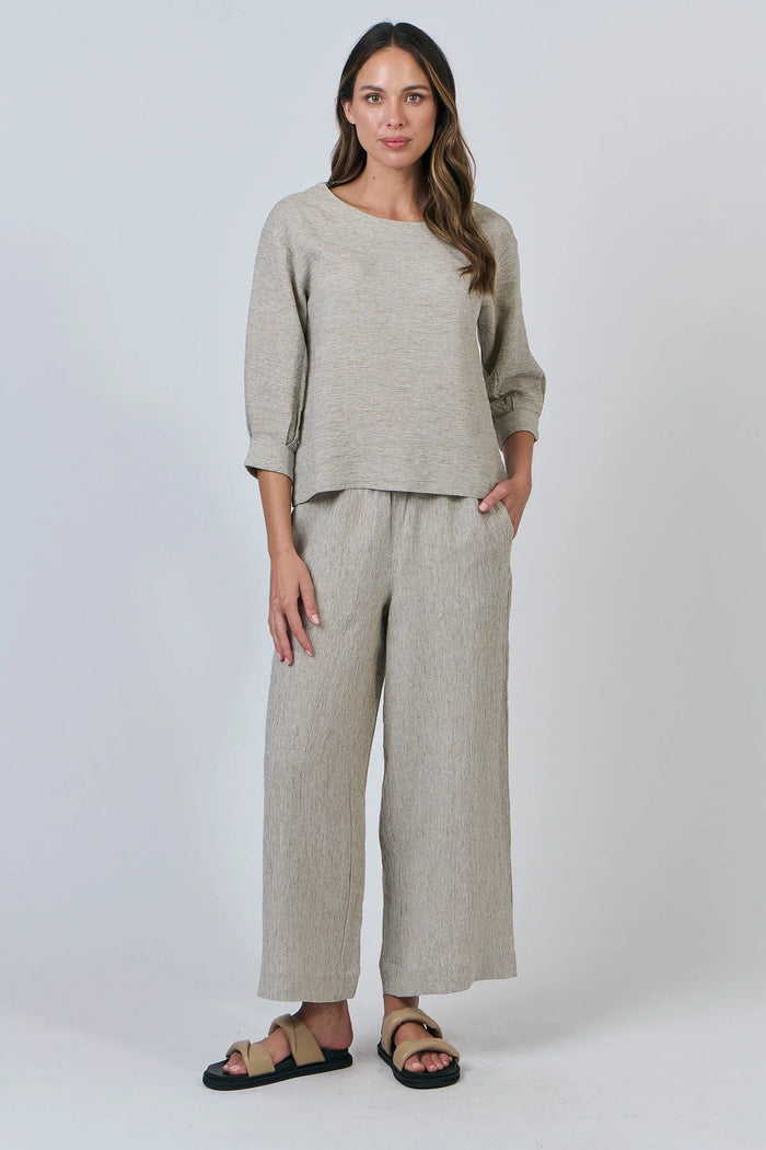 Naturals By O & J GA 578 Linen Pant