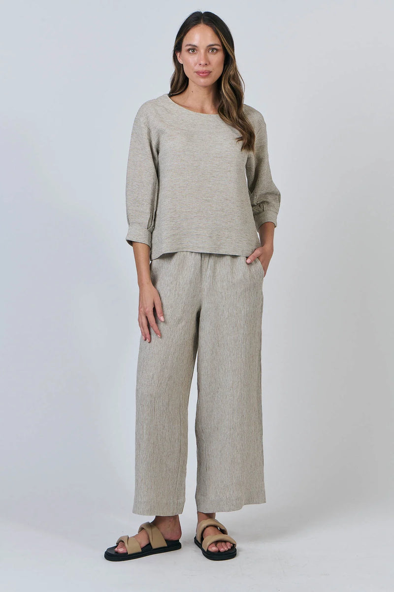 Naturals By O & J GA 578 Linen Pant