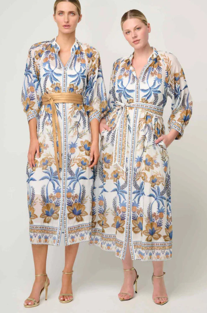 Carmen Silk Maxi Dress Golden Medina