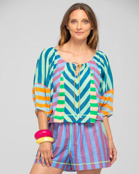 Boom Shankar Lucia Top Capri Spliced