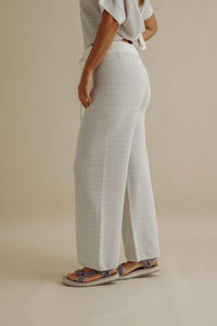 Talamaya Crepe Knitted Tee Pullover