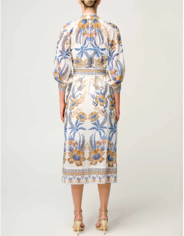 Carmen Silk Maxi Dress Golden Medina