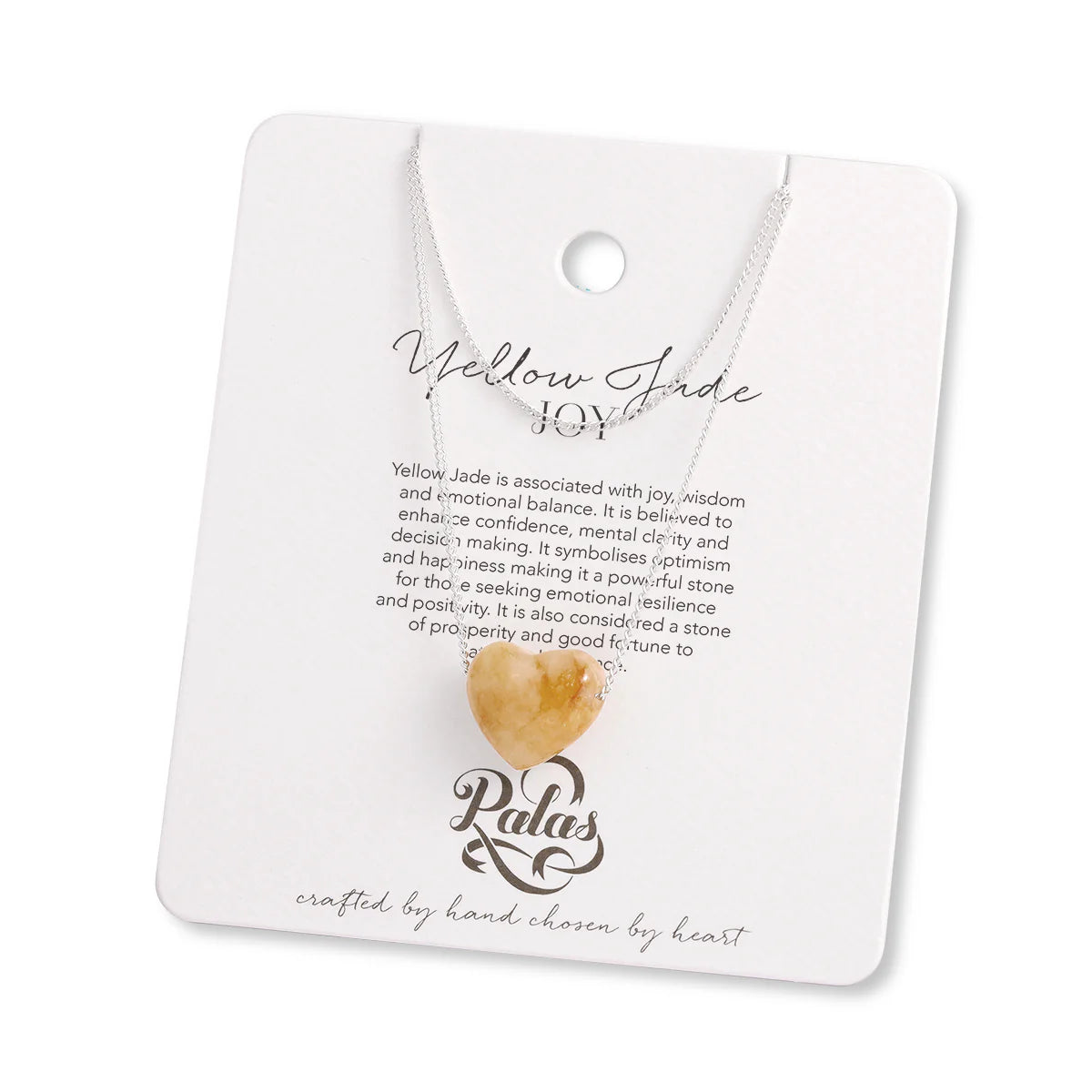 Palas Heart Stone Necklace