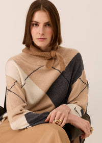 Pol Loren Argyle Knit