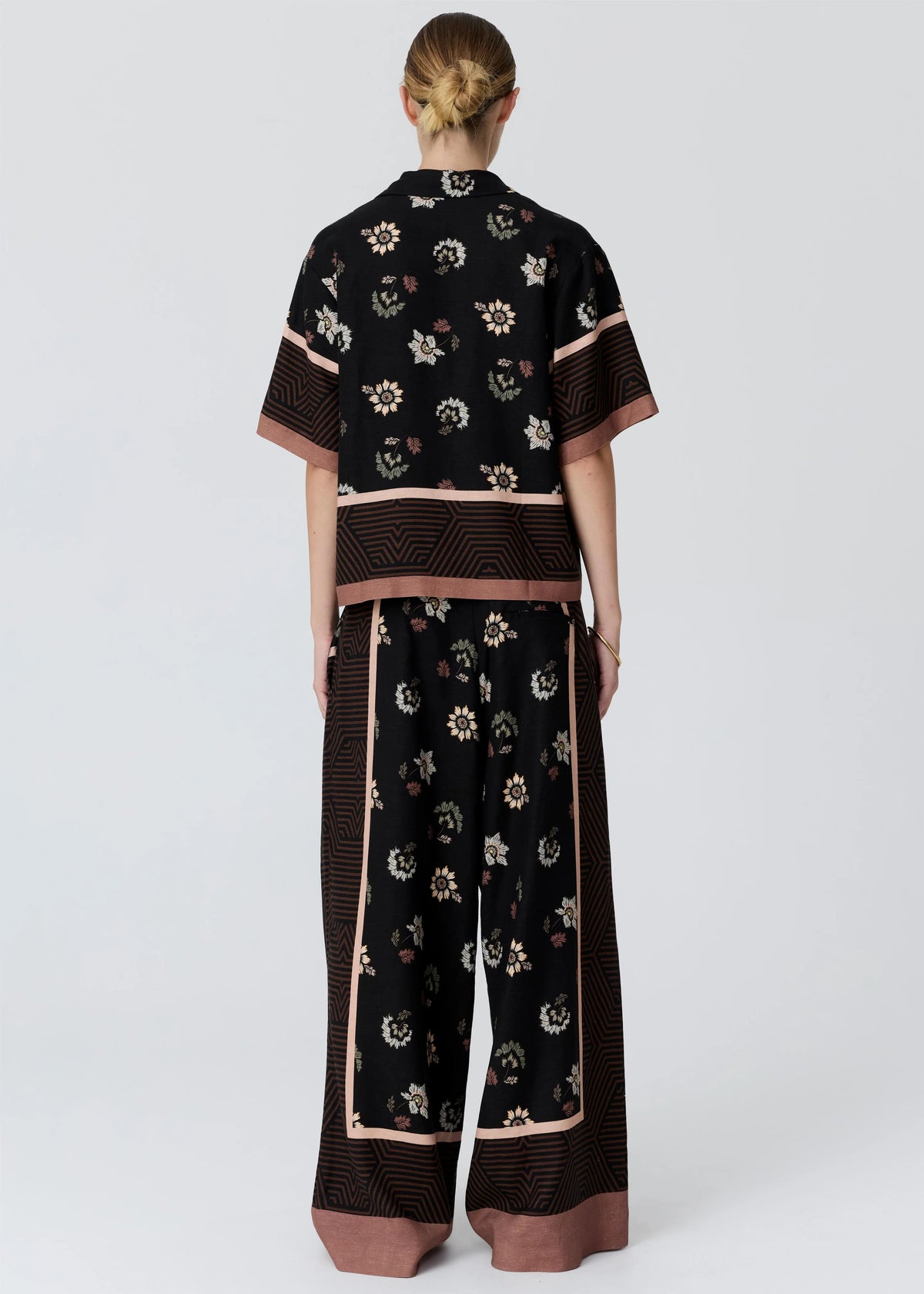 Pol Trellis Scarf Print Pant