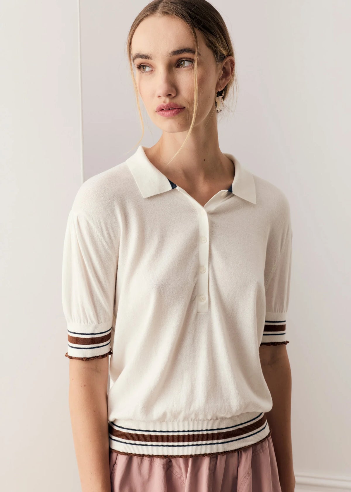 Pol Dahlia Knit Polo