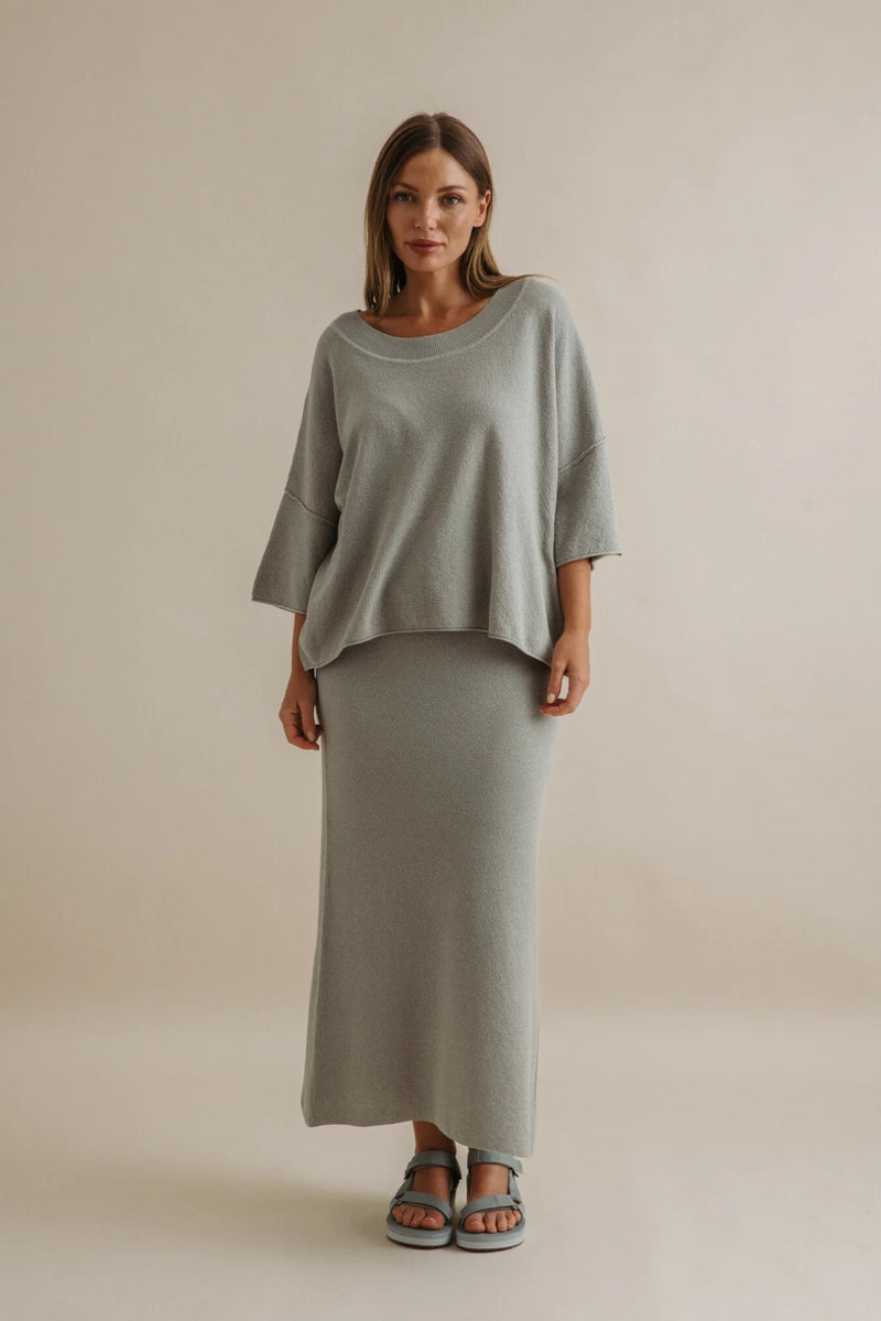 Talamaya Retreat Cotton Twist Tee Pullover