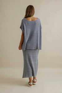 Talamaya Ladder Shortsleeve Pullover
