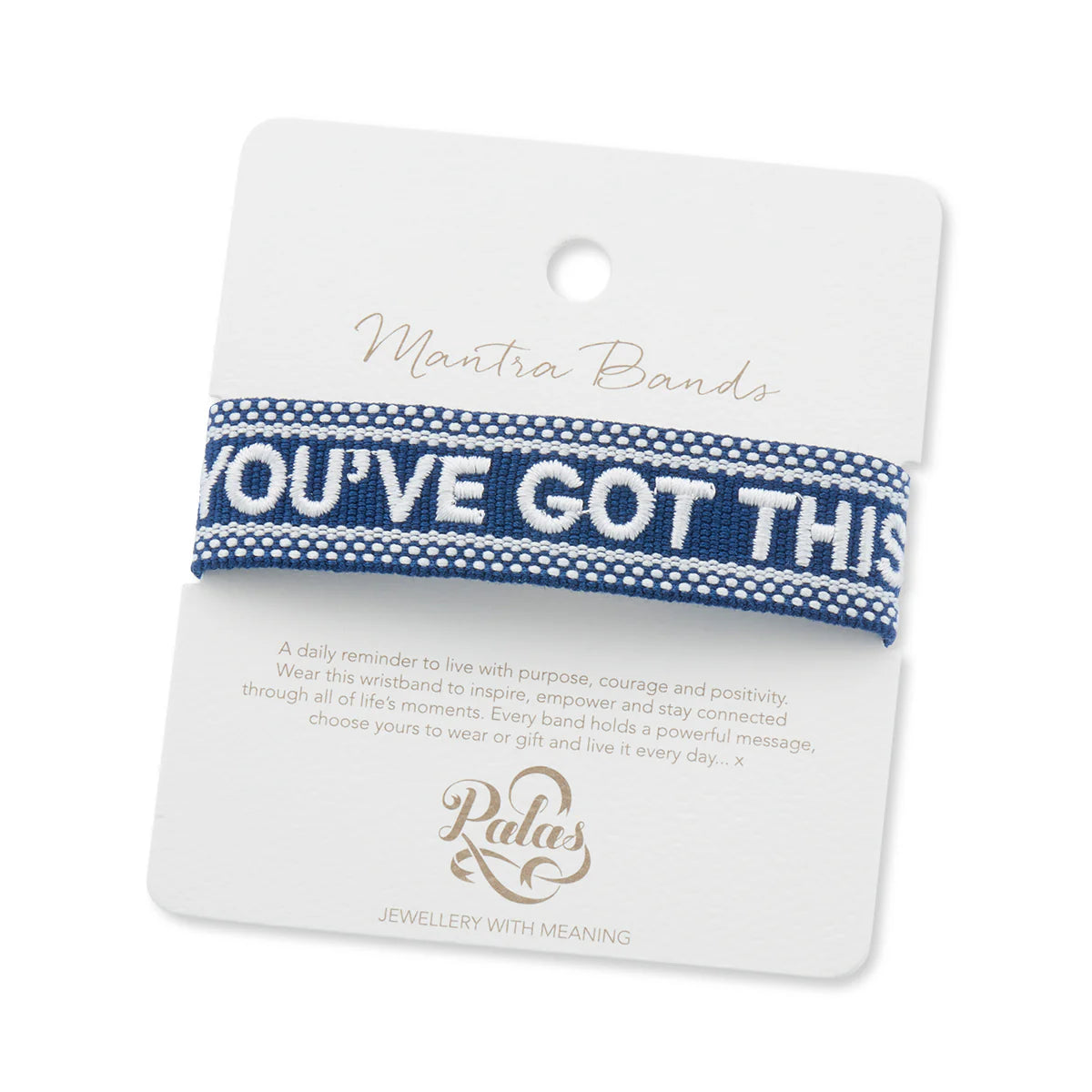 Palas Woven Mantra Band