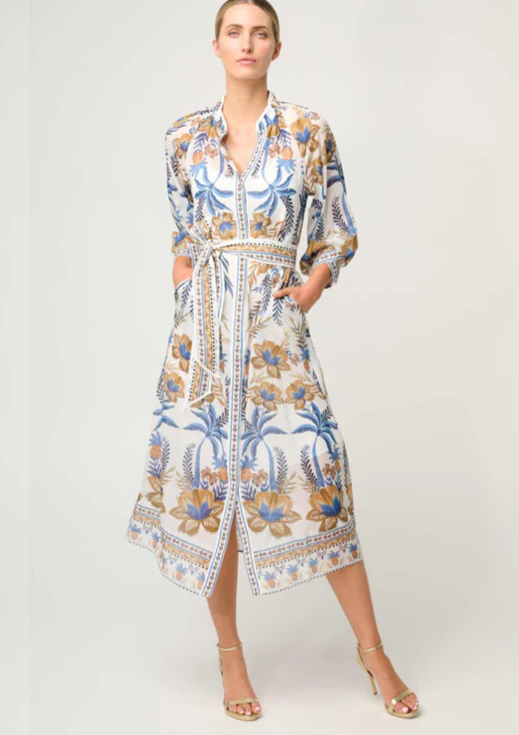 Carmen Silk Maxi Dress Golden Medina