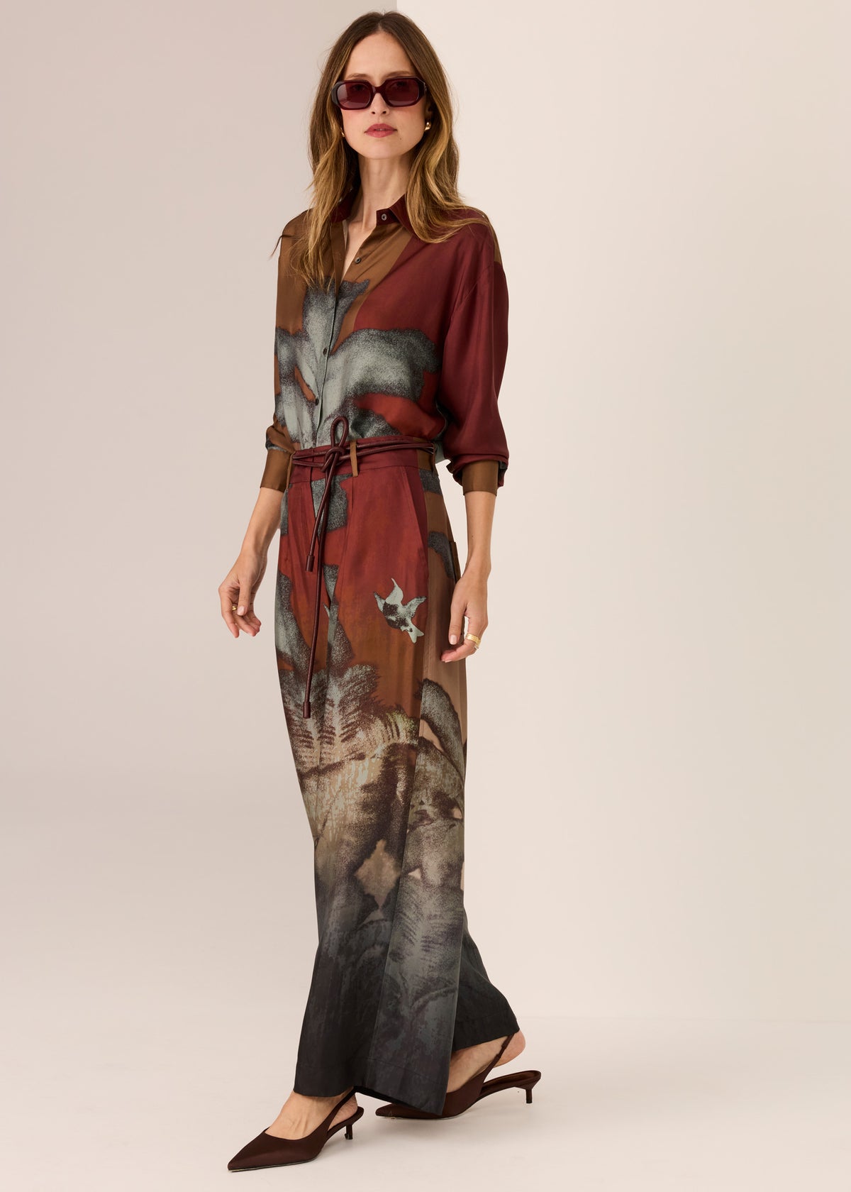 Pol Palisades Print Shirt