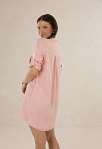 Humidity Remy Shirt Dress Peony
