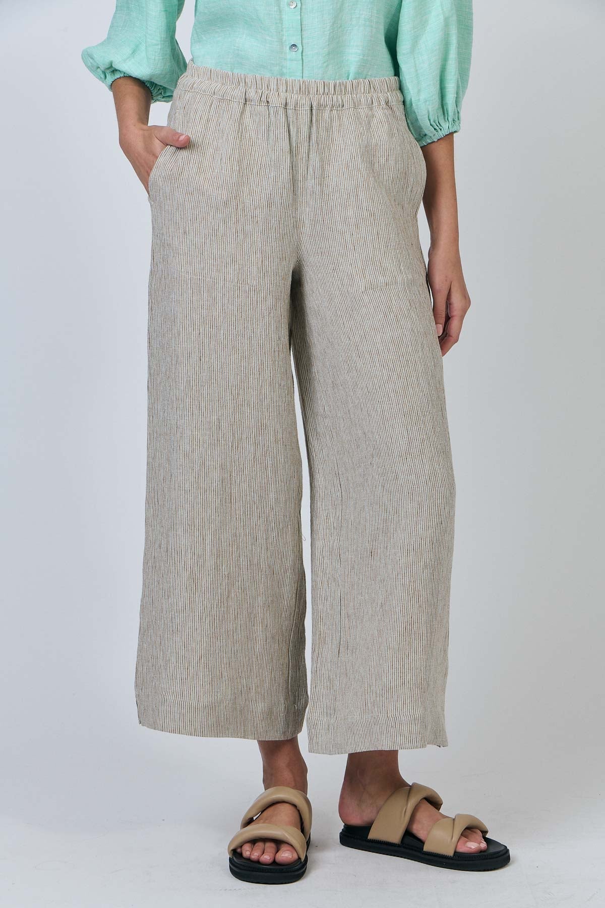 Naturals By O & J GA 578 Linen Pant