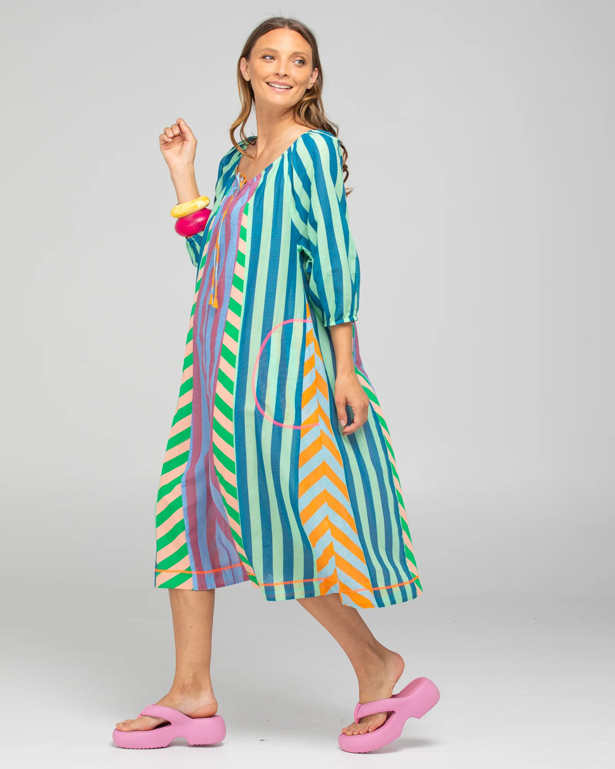 Boom Shankar Lucia Dress Capri Spliced