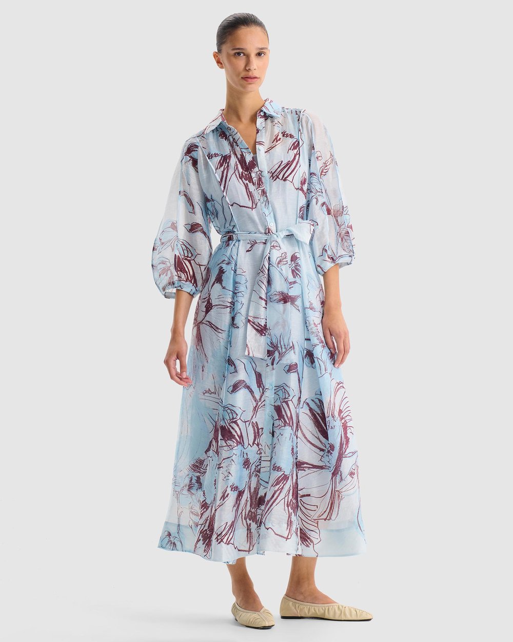 Morrison Mae Shirt Dress Sky