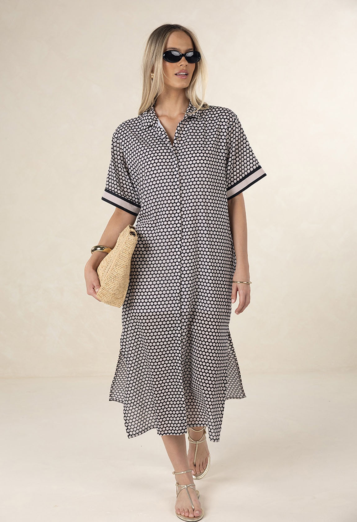 Humidity Hexi Shirt Dress