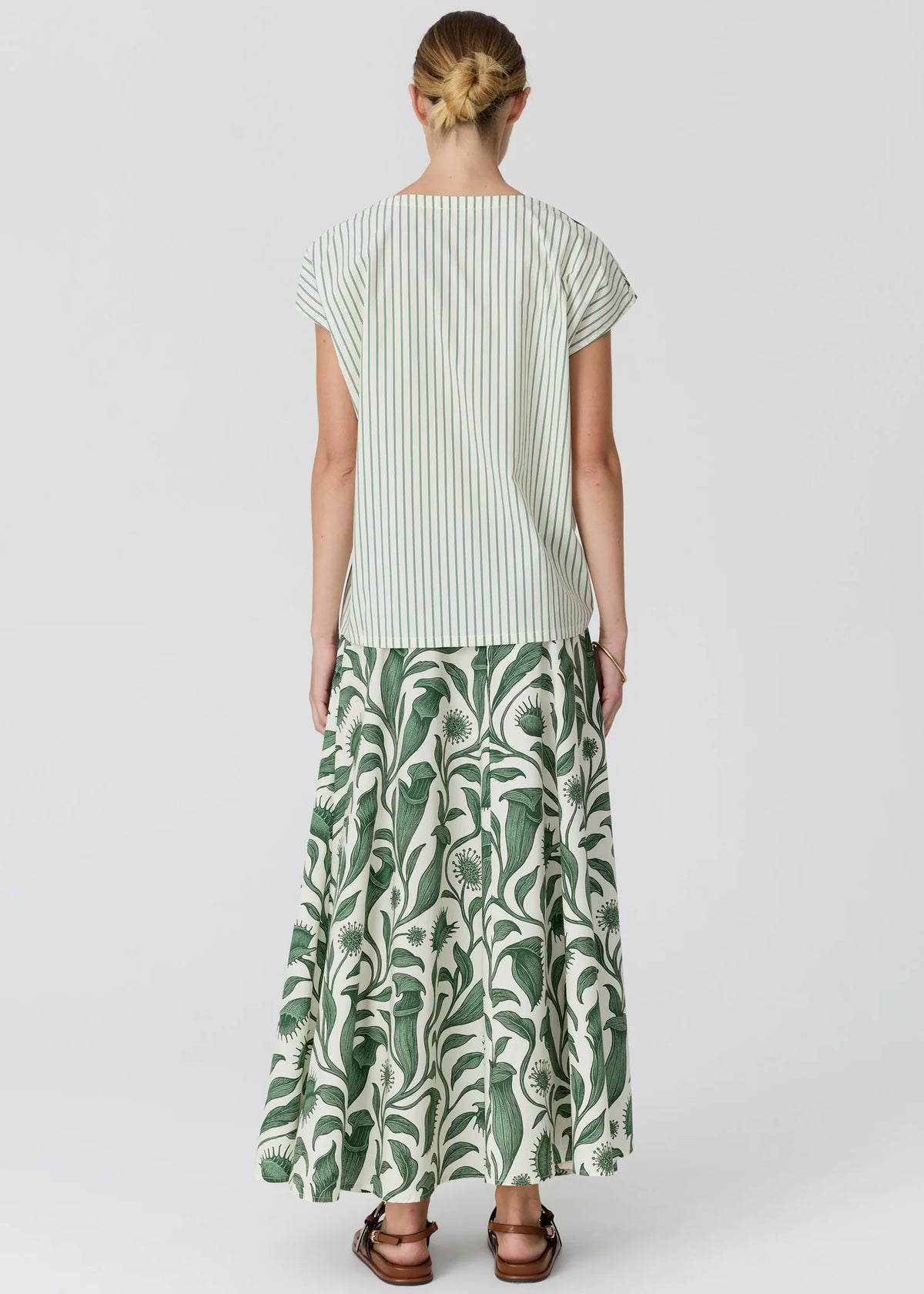 Pol Botanica Top w Contrast Back