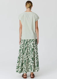 Pol Botanica Top w Contrast Back