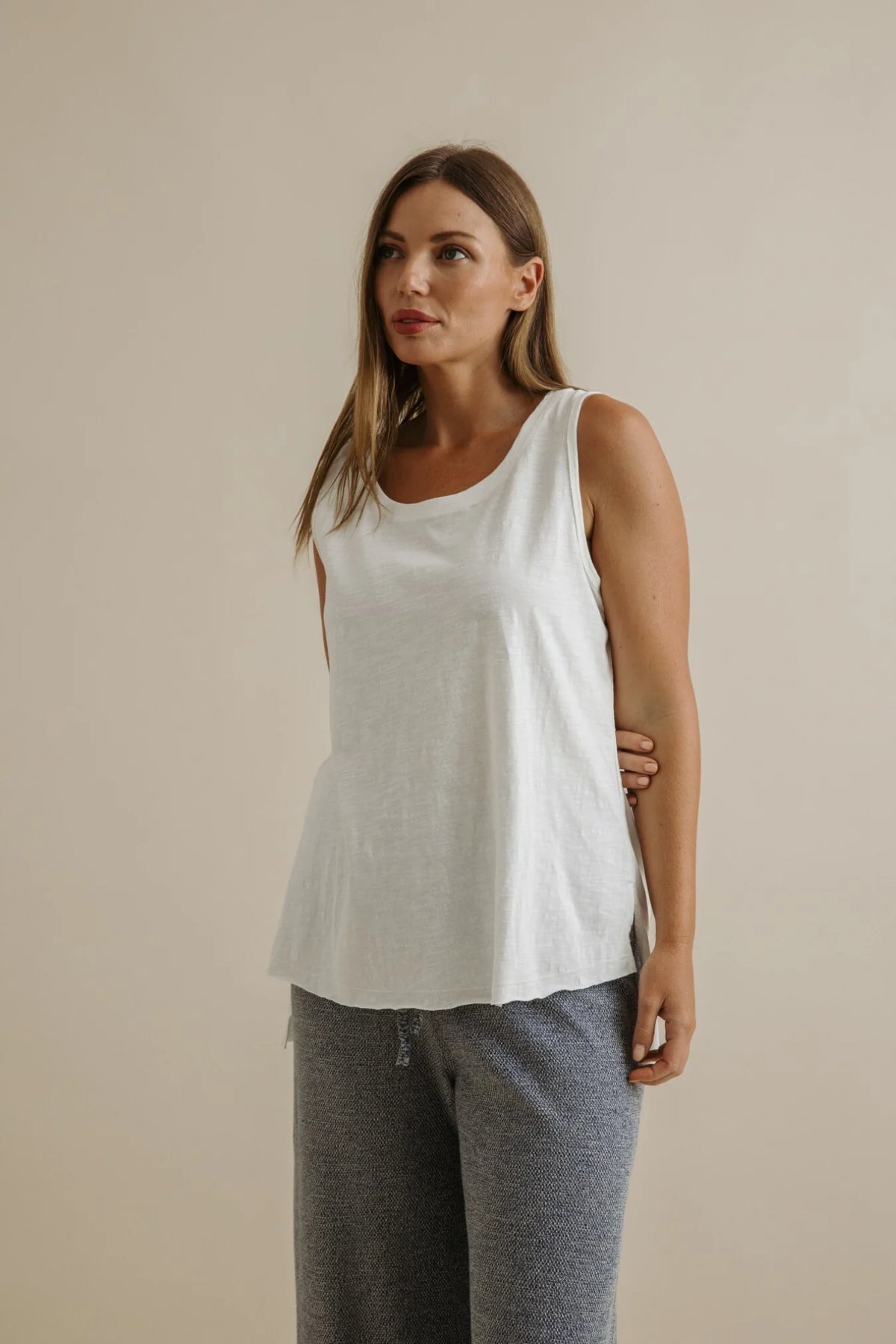 Talamaya Shoreline High Low Singlet