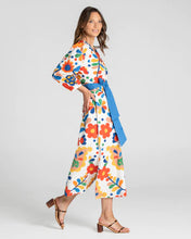 Load image into Gallery viewer, Boom Shankar Quinn Linen Dress - Tuscan Garden