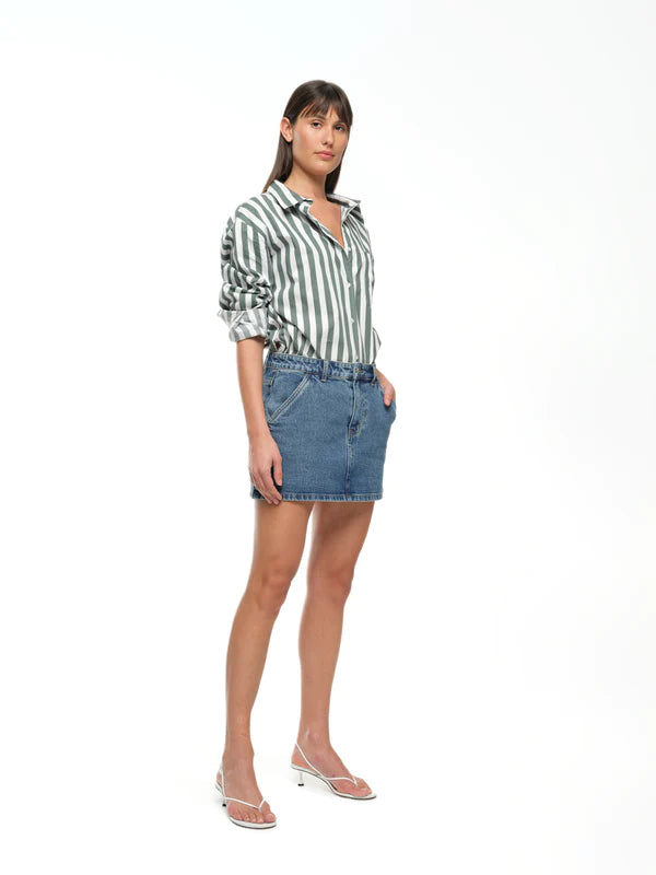 Jac + Mooki Everyday Shirt Stripe