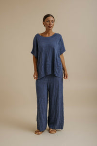 Talamaya Paradis Jacquard Short Sleeve Pullover