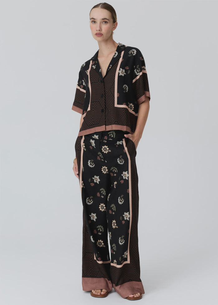 Pol Trellis Scarf Print Pant