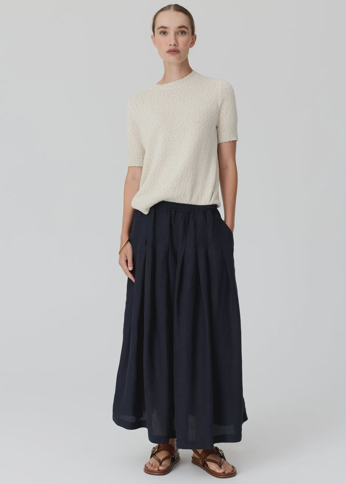 Pol Cedar Lurex Knit Top