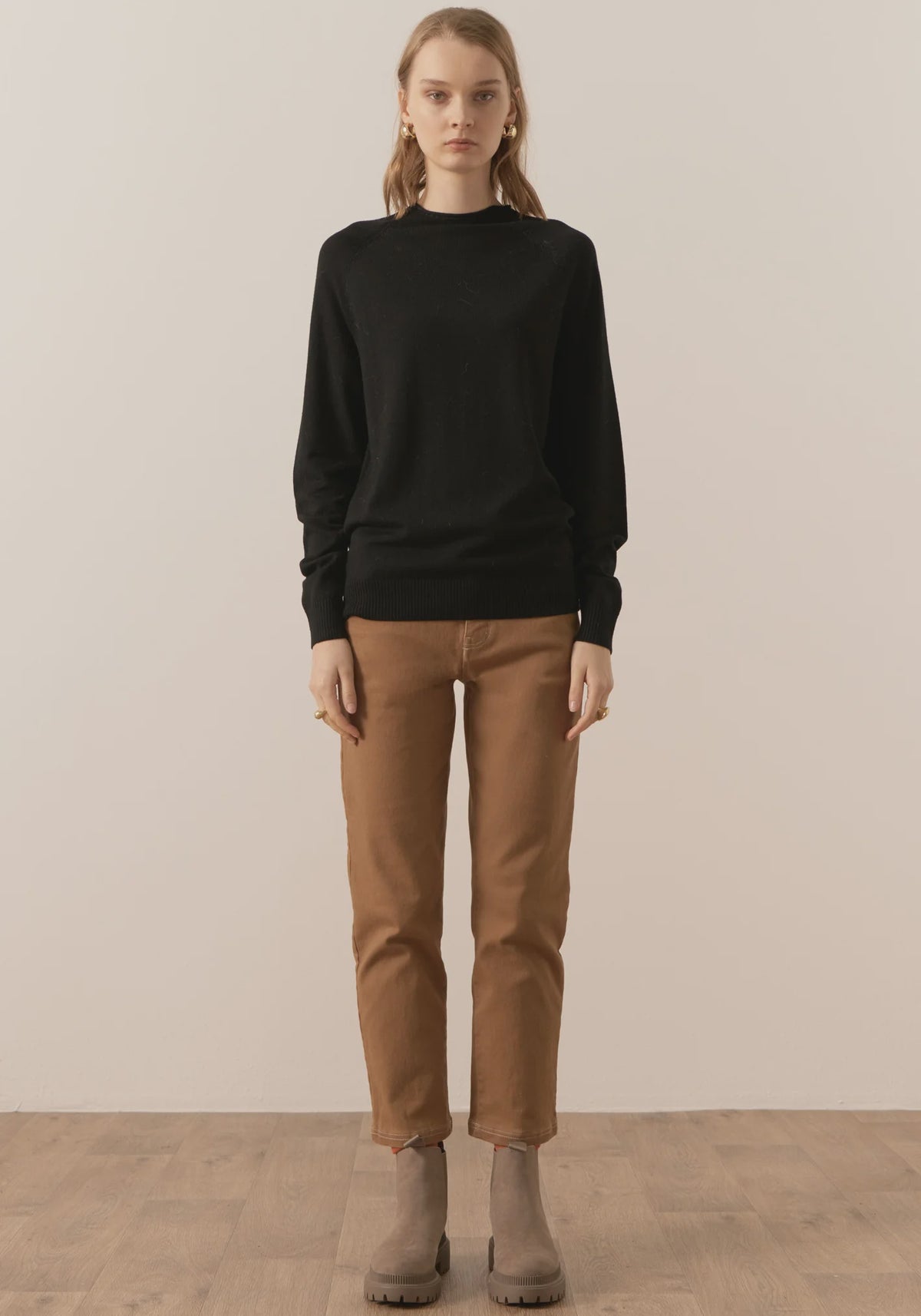 Pol Bennet Funnel Neck Knit