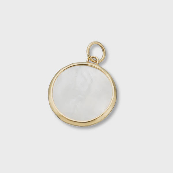 Palas mother of Pearl moon goodness pendant