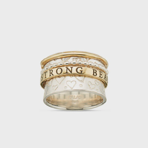 Palas Beautiful and Brave meditation ring