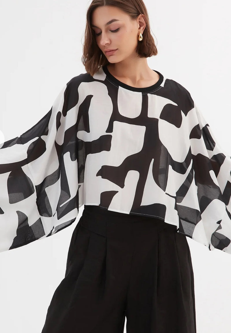 Tirelli Silky Oversized Layer Top