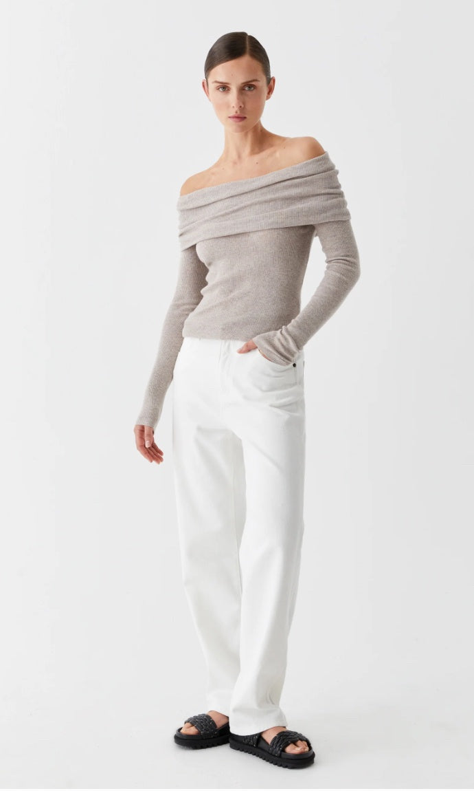 Morrison Jules Knit Pullover Oatmeal