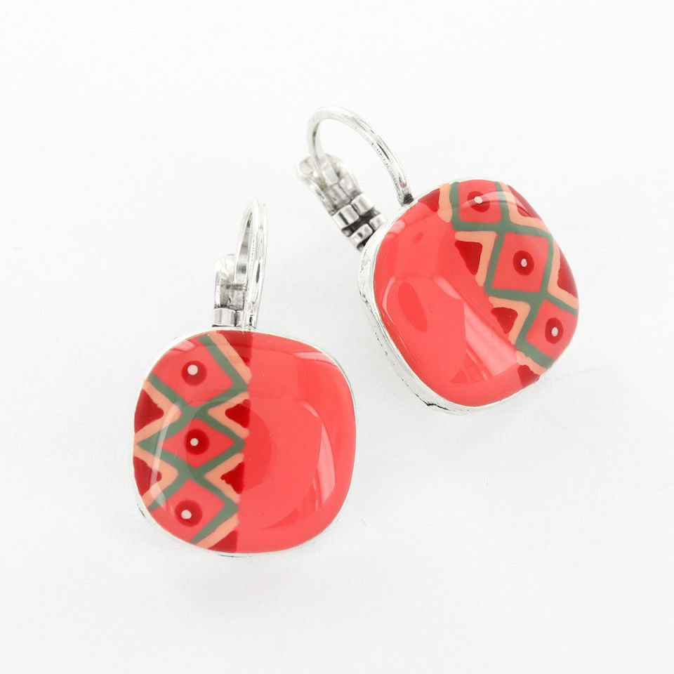 Taratata Cactus lever back earrings