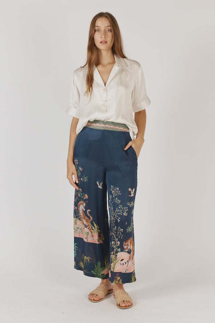 Rubyyaya Machali Pant Navy