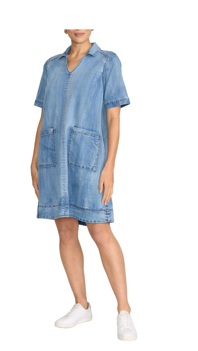 Foil Jean-ious Dress
