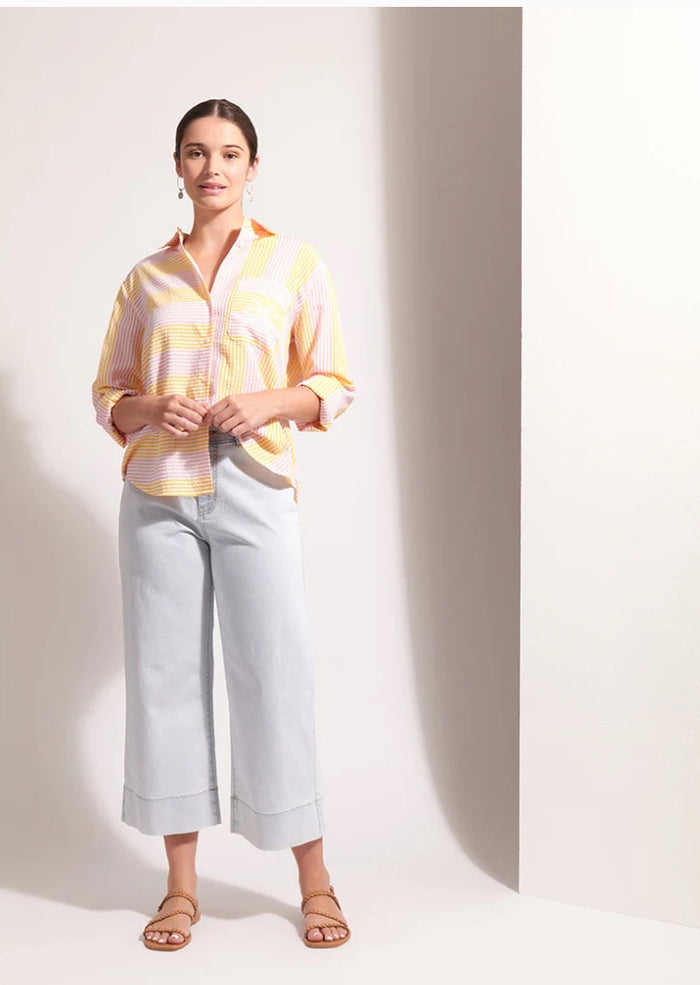 Foil Queen Crop Jean