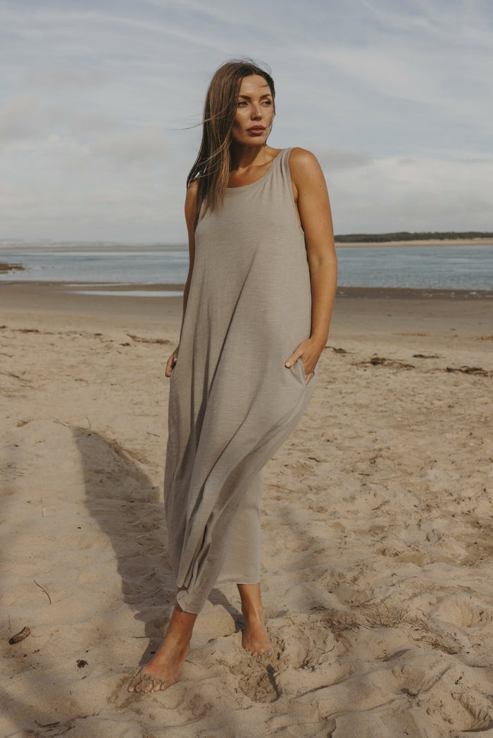Talamaya Shoreline Fine Slub Breeze Dress