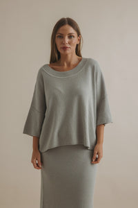 Talamaya Retreat Cotton Twist Tee Pullover