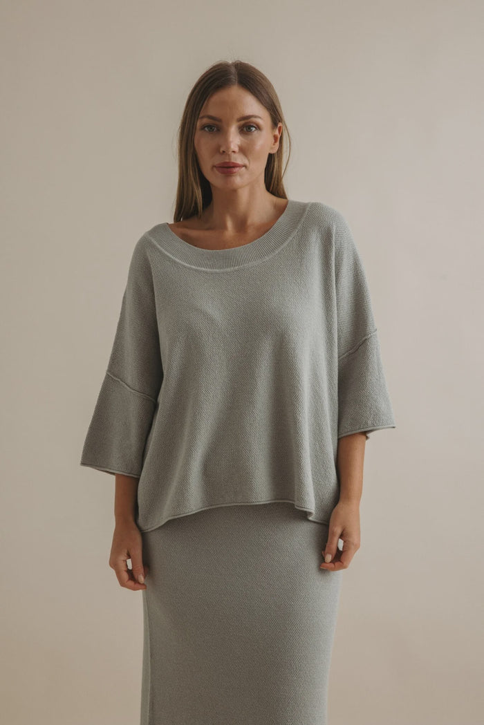 Talamaya Retreat Cotton Twist Tee Pullover